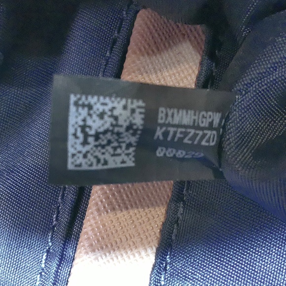 EC Michael Kors Kelsey Navy Nylon Lg Tote Leather Trim GoldTone Accents COA Inc - Picture 14 of 16